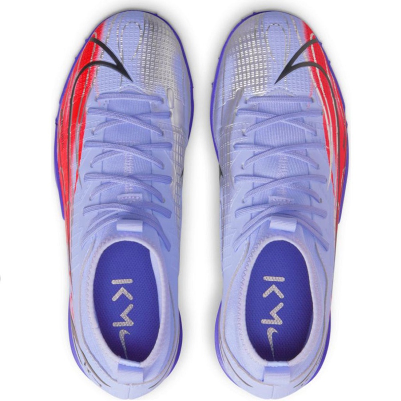 Nike Mercurial Superfly 8 Academy Km Tf Jr DB0935 506 fotbollsskor mångfärgad purpur 2