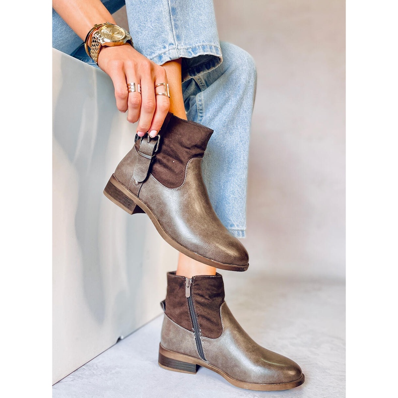 Finu Khaki damstövlar grå 1