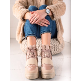 TRENDI Casual snökängor beige 1