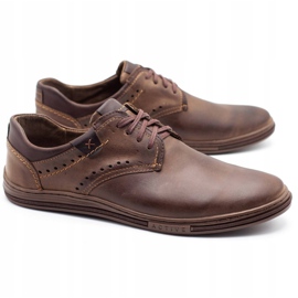 Polbut Casual herrskor 402 brun 2