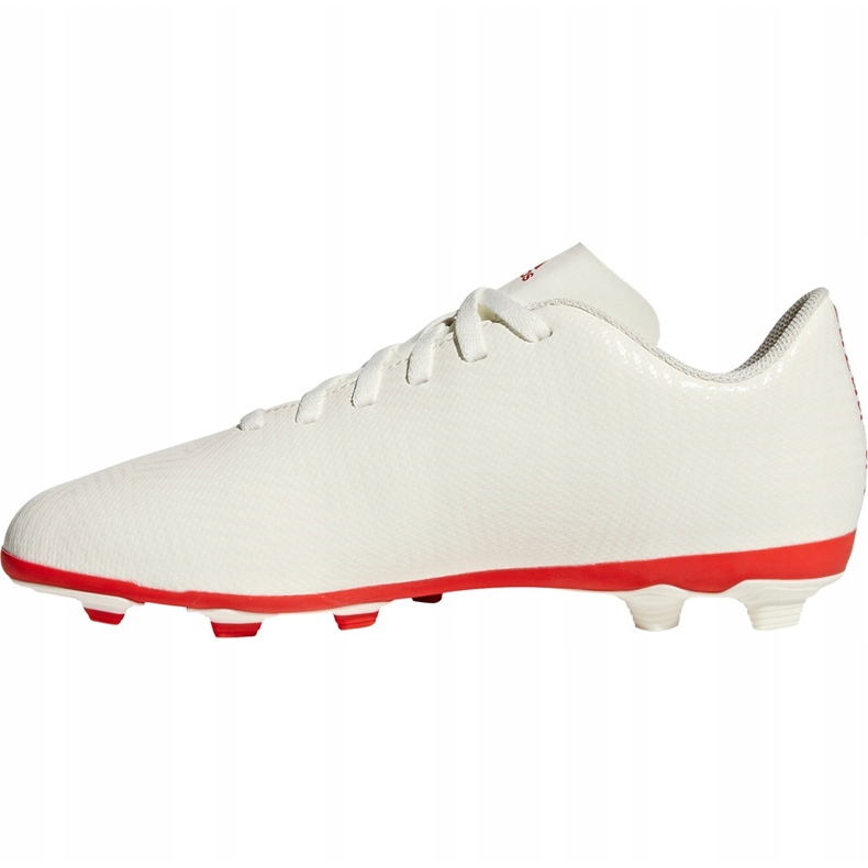 Adidas Nemeziz 18.4 FxG Jr CM8510 fotbollsskor vit 2