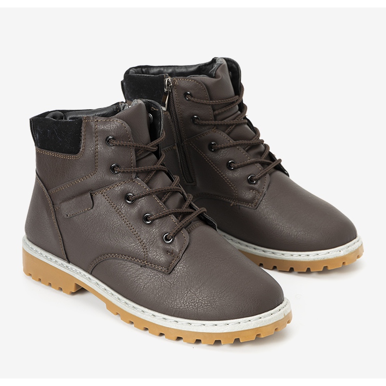 Adrien bruna, isolerade vandringskängor för män 1