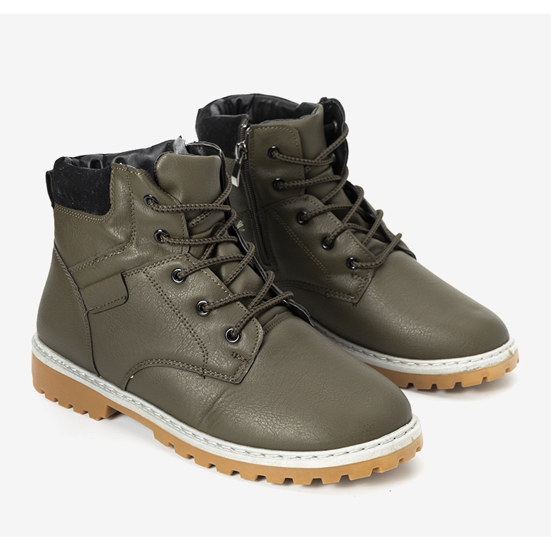 Gröna, isolerade herrstövlar från Adrien 1