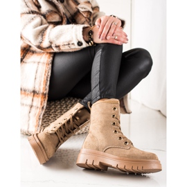 TRENDI Brun mockafångare beige 1