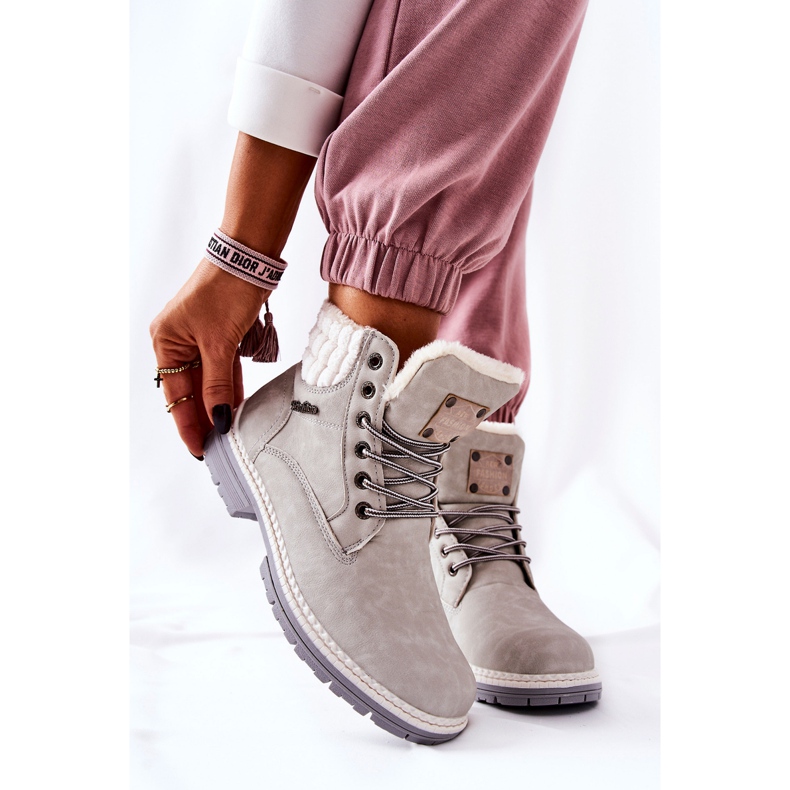 PH1 Uppvärmda läderfångare Ljusgrå Laralis 2