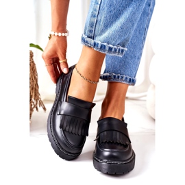 Läder Loafers Big Star II274100 Svart 1