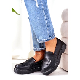 Läder Loafers Big Star II274100 Svart 2