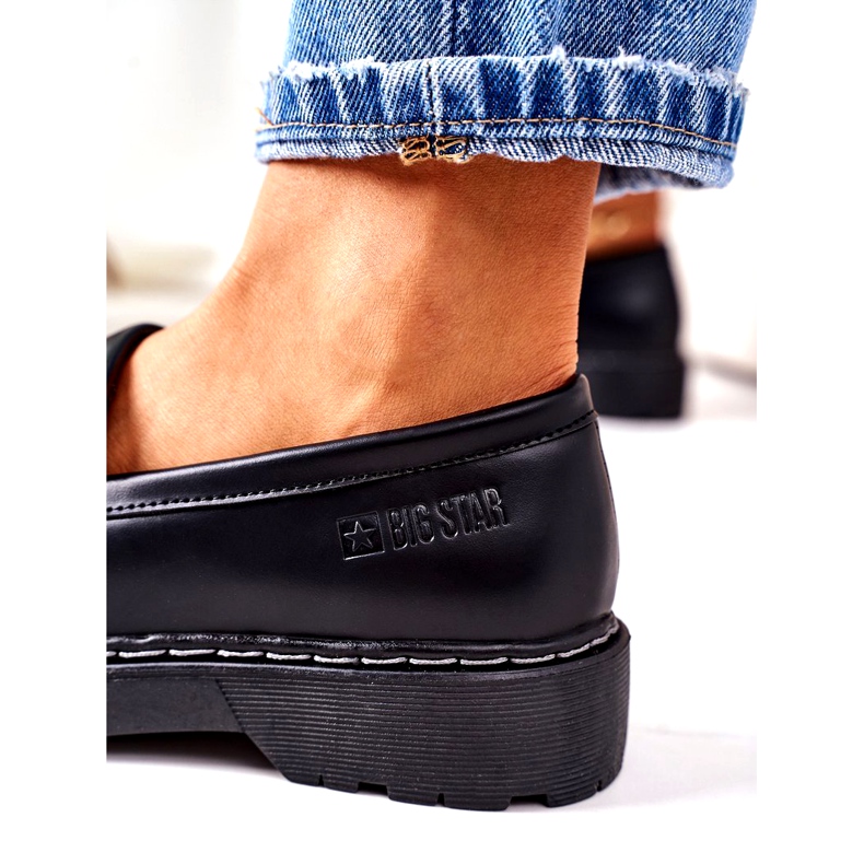 Läder Loafers Big Star II274100 Svart 5