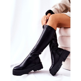 FJ1 Svarta Hemera höga stövlar 2