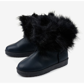 Blå Loneflar -isolerade stövlar marinblå 2