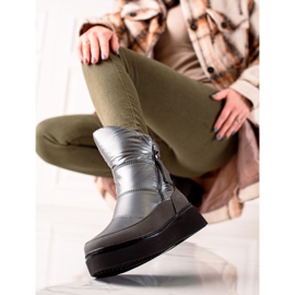 Weide Bekväma varma snöstövlar svart 1