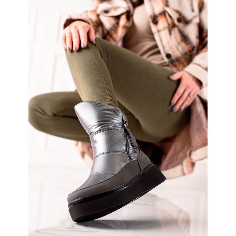 Weide Bekväma varma snöstövlar svart 1