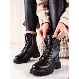 Groto Gogo Varma vandringsskor med ekoläder svart 1