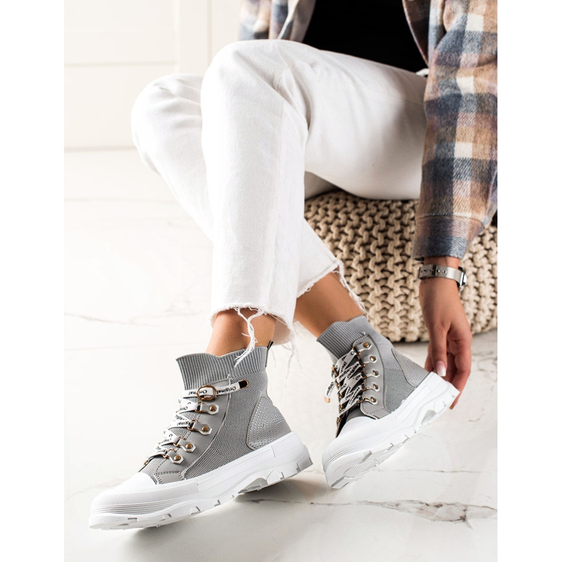 Goodin Mode High Sneakers grå 2