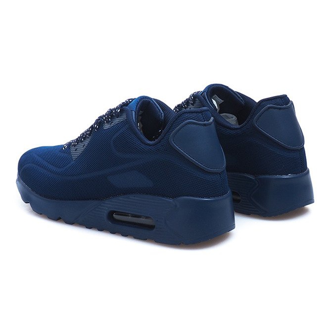 Svarta sportskor för män 5586-3 marinblå 2