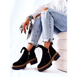 PA2 Svarta Cadence varma stövlar med dragkedja 2