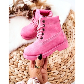 Barns Trappers Boots Rosa Milos 2