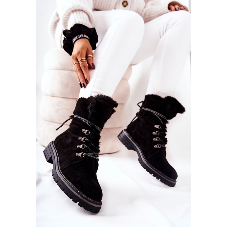 Svarta Nelby Black Warm Boots 2