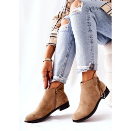 Damstövlar Mocka Beige Numbero 1