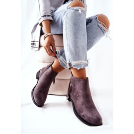 Damstövlar Mocka Grå Numbero 2