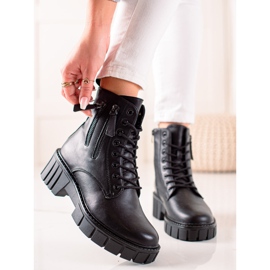 Goodin Fashionabla fångare med dekorativa dragkedjor svart 1