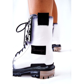 Läderstövlar Varma stövlar Maciejka Vit 05113-11 svart 1