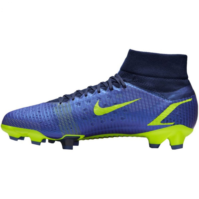Nike Mercurial Superfly 8 Pro Fg M CV0961 574 fotbollsskor blå blå 2
