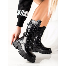 TRENDI Rock Black Boots svart 2
