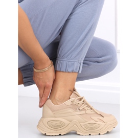 Wally Khaki tränare beige 2