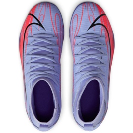 Nike Mercurial Superfly 8 Club Km Mg Jr DB0925 506 fotbollsskor rosa, lila purpur 1