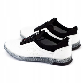 Polbut Fritidsskor K24 i läder för män vit 5 Polbut Fritidsskor K24 i läder för män vit 5