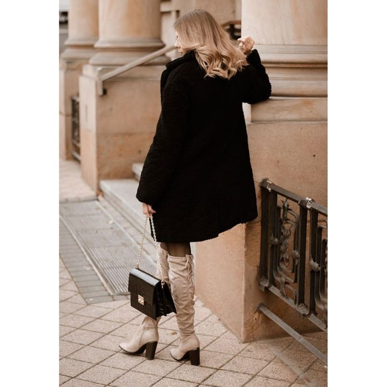 Vinceza Dam stövlar på hälen mocka Beige Monleek 2