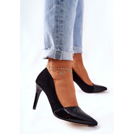 Läder Monnari 0170-020 Klackskor Svart 2