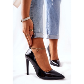 Lackade höga klackar i Spitz Monnari 0220-020 Svart 1