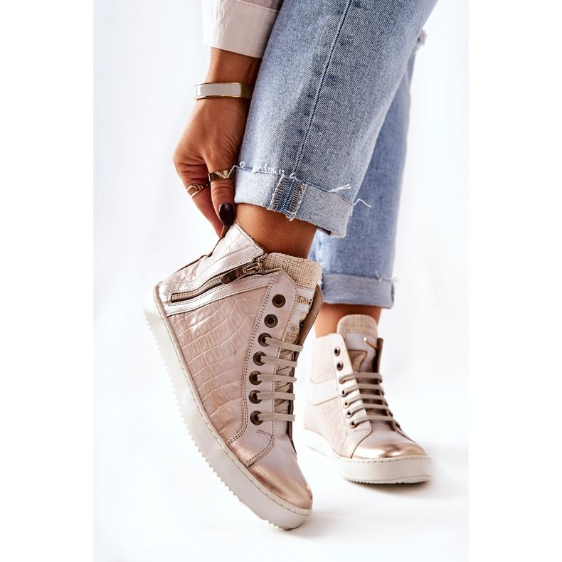 High-top Sneakers Monnari 0630-M15 Beige 1