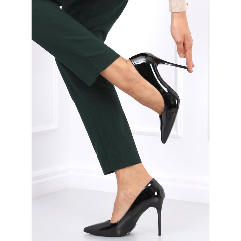 Högklackat dam Ida Black svart 1