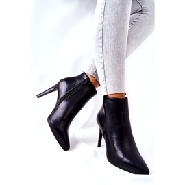 Damskor på högklackat Sergio Leone BT501 svart 2