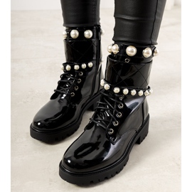 Svartlackerade Corso-skor för kvinnor 1