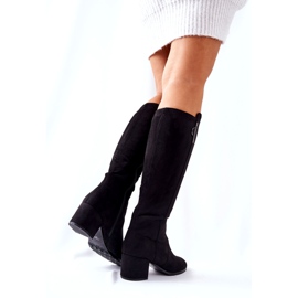 PG1 Stövlar i mocka med dragkedja Svart Magnizio 5