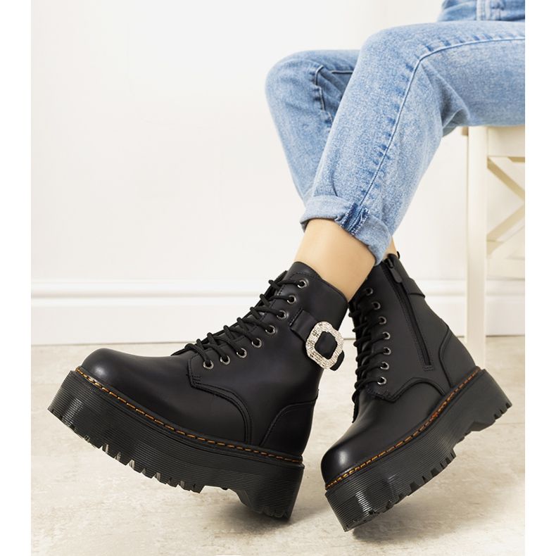 Svarta Henra-isolerade stövlar för kvinnor 2