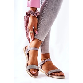 S.Barski Sandaler Med Cubic Zirconia S. Barski 701-18 Grå 2