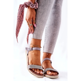 S.Barski Sandaler Med Cubic Zirconia S. Barski 701-18 Grå 1