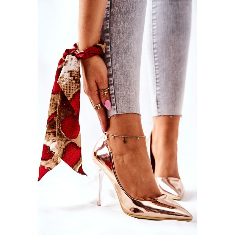 PG2 Eleganta spegelklackar Rose Gold Adrinnah gyllene 2