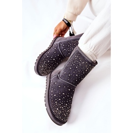 Varm Mukluki Med Jets Grå Mariella silver- 1