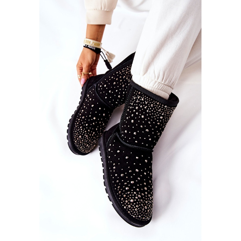 Varm Mukluki Med Jets Black Mariella svart 1