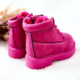Warm Trappers Boots för barn Fuchsia Dexter rosa 1