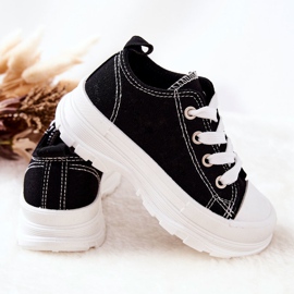 FR1 Sneakers för barn på den svart-vita restidsplattformen 1