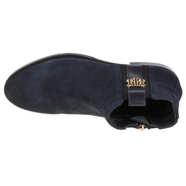 Tommy Hilfiger Interlock Mocka Flat Boot W FW0FW05184-DW5 marinblå 2