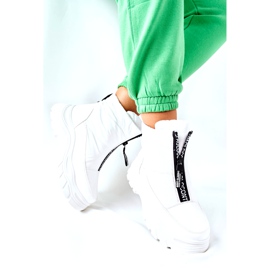 Vinceza Trappers stövlar för kvinnor Vit Echowen svart 2