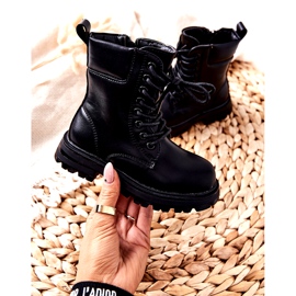 FR1 Klassiska barnsvarta stövlar med dragkedja Clarika 3